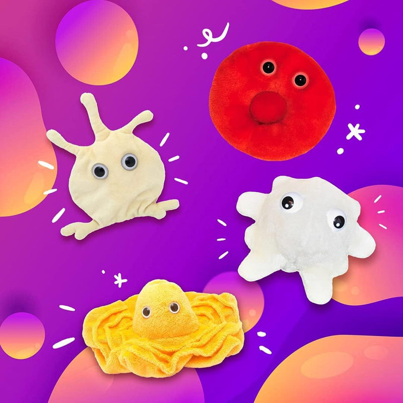 GiantMicrobes (plush) - Hematie (red blood cell)-zoom-