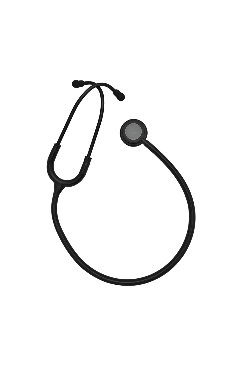 Kit para Estudiantes de Enfermería Duovitec – Fonendoscopio, Linterna y Tijeras Negro Mate-zoom-