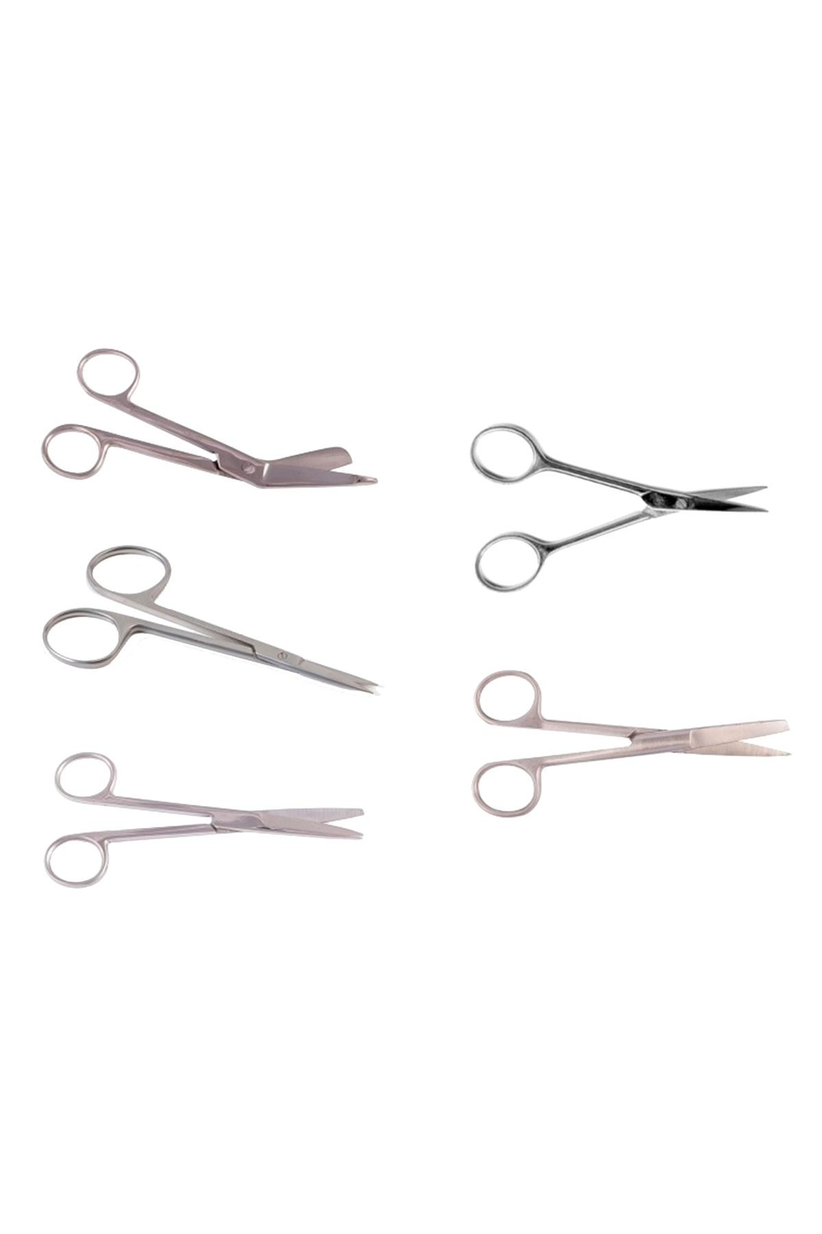 Set de 5 tijeras para Zurdos