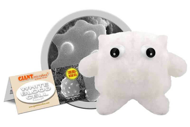 GiantMicrobes (plush) - Leukocyte (white blood cell)-zoom-